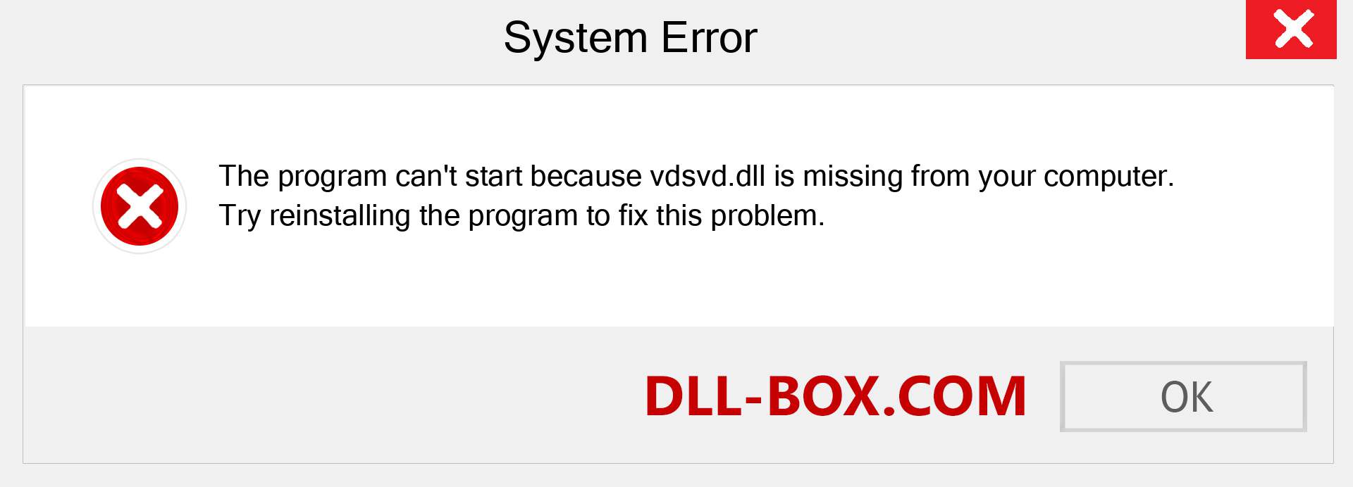  vdsvd.dll file is missing?. Download for Windows 7, 8, 10 - Fix  vdsvd dll Missing Error on Windows, photos, images